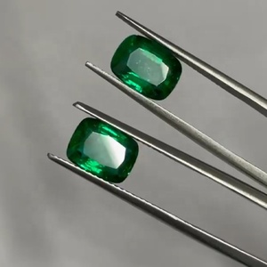 ธรรมชาติได้รับการรักษา3.80 Cts จับคู่รูปร่างเบาะคู่ของแซมเบียมรกตโดย Sadiya นานาชาติ - Product Image 5