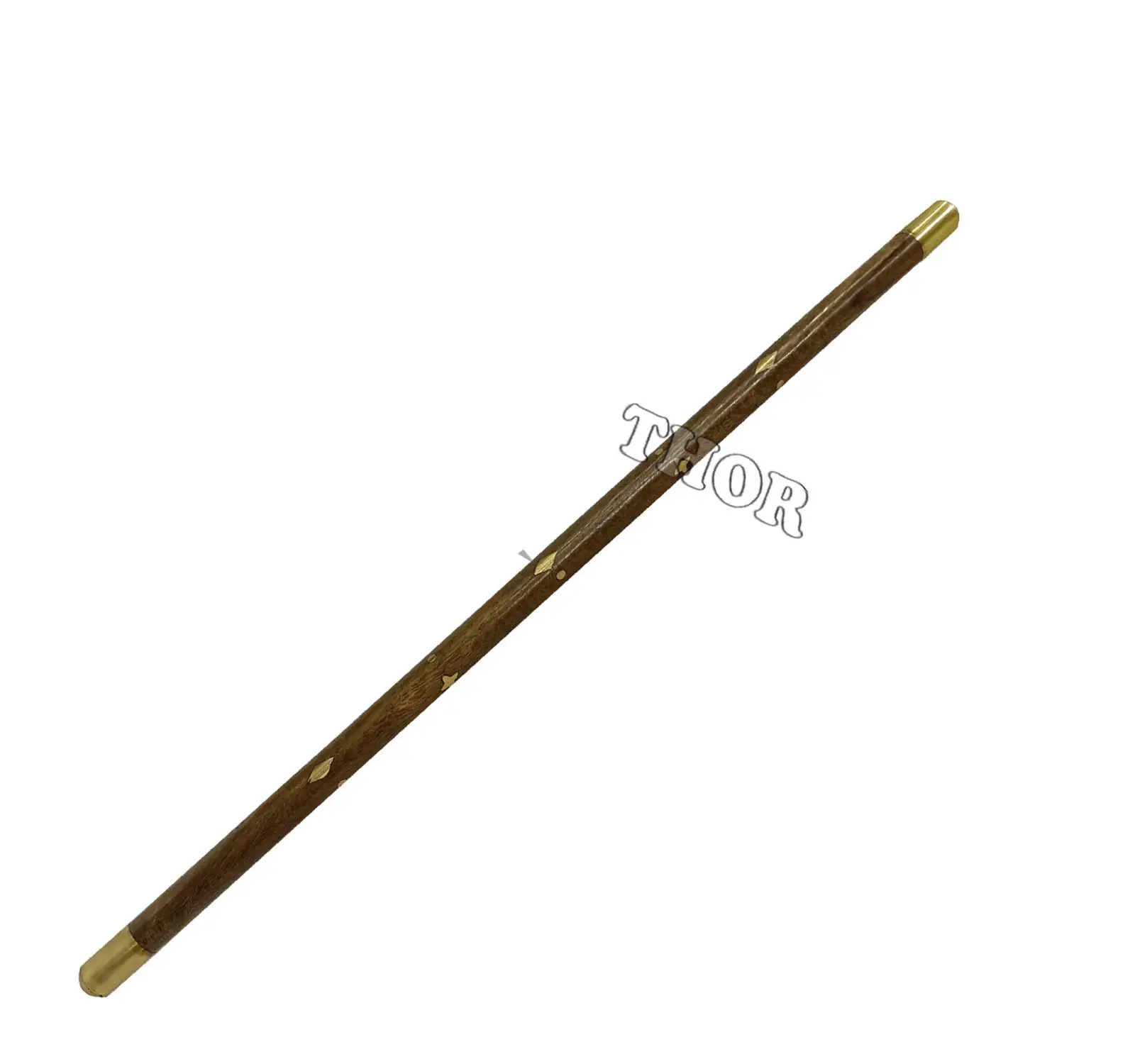 Wooden Morning Walking Rule Sticks 22 inchesr with Brass Design Walking Swagger Stick Steampunk Woman Gift