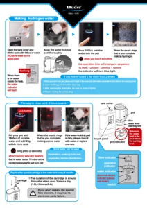 Purificador de Agua Ionizador de Hidrógeno de Sobremesa, Todo en Uno, Sin Necesidad de Instalación, de Plástico, Marca Buder, para Uso en Automóviles - Product Image 4