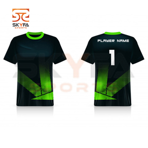 El último diseño de logotipo personalizado 100% poliéster deportes jersey caliente de la venta de productos de alta calidad - Product Image 1