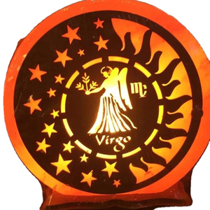 Venta al por mayor de lámparas de sal rosa del Himalaya talladas en 3D en estilo amor artesanías naturales - Product Image 1