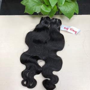 Extensiones de cabello humano Remy virgen, mechones ondulados grandes, doble máquina, alta calidad, precio al por mayor - Product Image 6