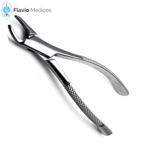 High Quality <b>Extracting</b> Tooth Forceps Three Root On Side Stainless Steel Dental Instruments - Product Image 4