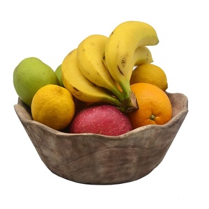 Bol à salade en bois d'acacia de belle qualité fait à la main bol à soupe de concepteur classique élégant nouveau bol de service en gros - Product Image 5