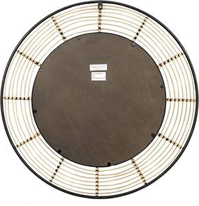 Espejo de ratán de diseño moderno Acabado natural Perfecto para colgar en la pared decorativa en el dormitorio y el baño - Product Image 4