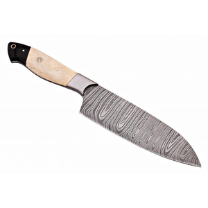 Cuchillo de Chef de Acero al Carbono, Cuchillos de Cocina Profesionales, Proveedor de Cuchillos de 8 Pulgadas en Acero Inoxidable y Damasco - Product Image 4