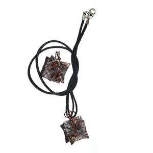 จี้ห้อยคอ Garnet Orgone Merkaba Wrap รุ่นขายดีที่สุด: จี้ห้อยคอ Garnet Orgone Merkaba Wrap สำหรับขาย - Product Image 1