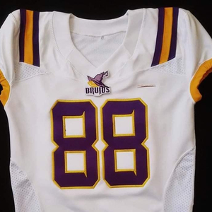 Uniformes de football américain pour adultes 100% polyester, séchage rapide et antibactériens, personnalisables pour équipe/marque, unisexes, commandes en gros OEM - Product Image 1