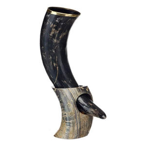 <b>Drinking</b> Horn Natural Viking Mug by Axiom Home Accents Food Safe <b>Cup</b> No Leaks Norse <b>Drinking</b> Beer Horn Mug by Axiom Home Accent - Product Image 6