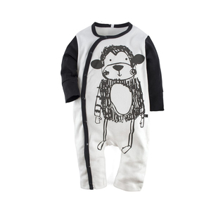 Barboteuse à manches longues pour bébé, vêtement d'hiver de haute qualité, sur mesure, 100% coton biologique, vente en gros, barboteuse pour nouveau-né - Product Image 1