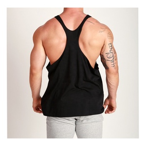 Camisetas de gimnasio para hombre de alta calidad, chaleco de Fitness de algodón 100% transpirable con estampado personalizado, nuevo método de tejido de punto - Product Image 2