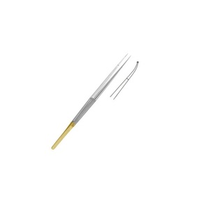Diam-n-Dust Micro Ring Forceps Courbé-Avec Longue Plateforme En Acier Inoxydable, 21 cm - 8 1/4 "Diamètre 1.0mm - Product Image 5