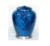 Urne funéraire en métal personnalisable couleur, style américain, pour cendres humaines, capacité 220 pouces cubes, garantie 1 an