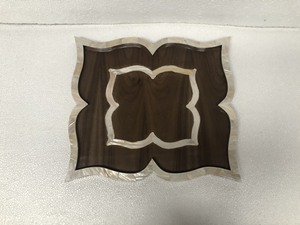 Plateau de service en bois pour chocolat, livraison gratuite de haute qualité avec mère de perle brillante pour Eid fabriqué au Vietnam - Product Image 6