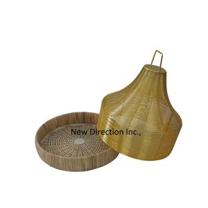 Olla para servir comida con diseño de Metal decorativo hecho a mano, cazuelas de acabado personalizadas más vendidas, olla para servidor, cena, fiesta, catering, uso - Product Image 1