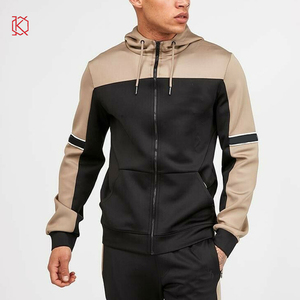 Latest Casual Men's Hoodie with Puff Printing New Fashion Winter Zipper Hoodie Plain Dyed - Product Image 5