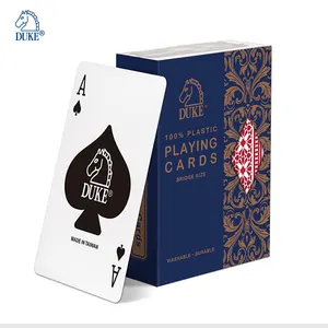 杜克塑料扑克扑克牌-标准索引定制卡批量返回