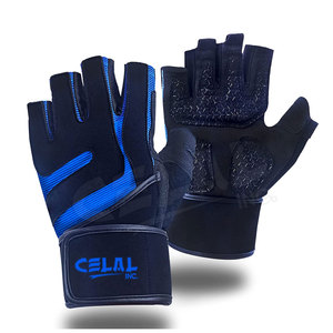 Guantes de levantamiento de pesas con logotipo personalizado, para gimnasio, ejercicio profesional, entrenamiento, Fitness, levantamiento de pesas - Product Image 1