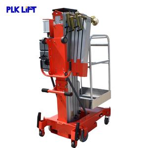 <span class=keywords><strong>Elevador</strong></span> Hidráulico Móvil de Aluminio de un Solo Mástil, <span class=keywords><strong>Elevador</strong></span> Aéreo Manual para Pasar por Puertas - Product Image 4