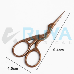 ชุดกรรไกรสแตนเลส6ชิ้นสำหรับดูแลความงามกรรไกรแต่งเล็บแบบย้อนยุคสำหรับแต่งหน้าดูแลเล็บนิ้วเท้าที่ผ่านการรับรอง CE - Product Image 5