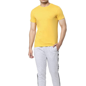 ที่กำหนดเองเสื้อยืดผ้าฝ้าย100% ขายส่งธรรมดาแขนสั้นผู้ชายเสื้อยืด - Product Image 3