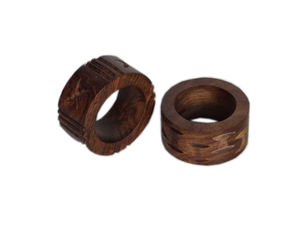 Anillo de madera con forma diferente para servilletas, anillo decorativo de tejido, compra al precio más bajo - Product Image 4