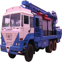 PDTHR 450 mètres d'occasion, meilleure qualité, Machine de forage de puits d'eau montée sur camion à vendre au meilleur prix dth et plate-forme de forage rotative