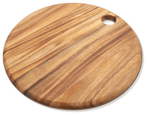 Bois d'acacia rond écologique et planche à découper le fromage planche à découper Offre Spéciale produits pour taille personnalisée - Product Image 3