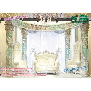 Decoración de Escenario de Cristal para Bodas en Austin, Decoración de Escenario para Bodas Asiáticas, Decoración de Escenarios para Bodas Indias, EE. UU. - Product Image 1