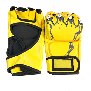 ขายส่งครึ่งนิ้วถุงมือต่อสู้โลโก้ที่กำหนดเองการออกแบบของคุณเอง MMA - Product Image 4