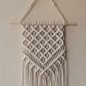 Cesta Colgante de Macramé 10F (Cuerda de Yute) - Product Image 3