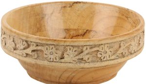 Couvercle de bol de service à collation en bois décoratif et écologique de taille personnalisée fait à la main de style traditionnel côtier pour les chips de fruits secs - Product Image 4