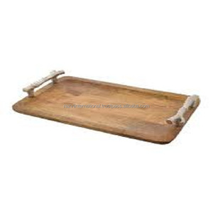 มะม่วงไม้ให้บริการถาดโลหะเงินจับ - Product Image 1