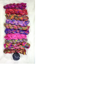 Fils de Soie 100% Pure Multicolores, Pelotes de 100/200 Grammes, Fils Teints pour Tricot Manuel, Broderie, Tissage, Écologiques et Recyclables - Product Image 1