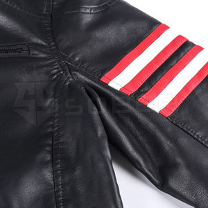 Vestes d'hiver en cuir élégantes pour hommes, en cuir véritable et toile, service OEM, imperméables, respirantes, pour usage extérieur, vente en gros - Product Image 3