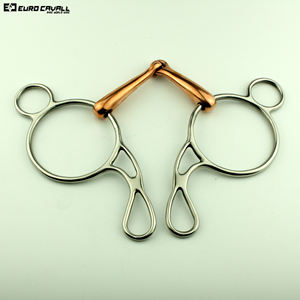 Western Horse Racing Bit Western Gag Bit Producto para propietarios de caballos - Product Image 4