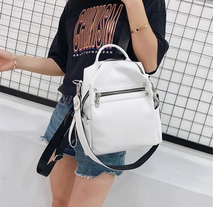 fashion girls Backpack bag genuine Leather college Schoolbag Ladies Shoulder bag high quality custom logo - Product Image 2