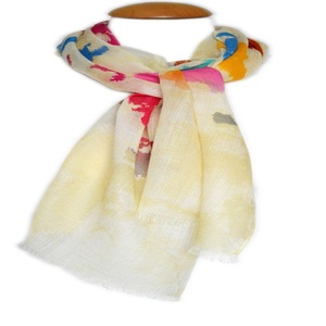100% Wool Digital Print Scarves Shawls Winter Fashion Accessories Custom Logo Design Wholesale Women Scarf From Delhi - Product Image 2