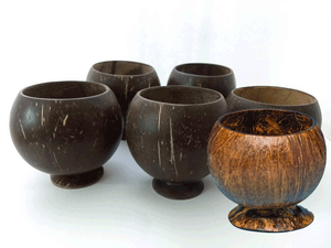 ¡Venta caliente 2025! Taza de coco hecha a mano/tazas de cáscara de coco/taza de té de cáscara de coco con logotipo grabado láser personalizado en Vietnam - Product Image 6