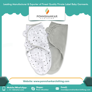 New Printed Design Baby Adjustable Swaddle Wrap Soft Baby <b>Blankets</b> From Leading Exporter India At Best Price - Product Image 2