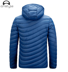 Chaqueta de invierno de marca para hombre, cortavientos impermeable, diseño de lana Delgado informal con capucha cálida para Otoño/Invierno, talla 5XL, venta al por mayor - Product Image 2