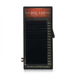 618) Vassoio di ciglia singole BISLASH, ciglia voluminose, produttore coreano di ciglia, ciglia OEM - Product Image 3