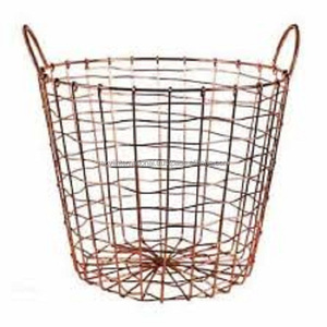 Vente en gros Plaqué or Panier de rangement créatif pour légumes et fruits Panier de fruits en fil de fer pour la cuisine - Product Image 4