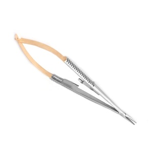 Micro soporte de aguja, mango de resorte con TC 16cm, recto - Product Image 1