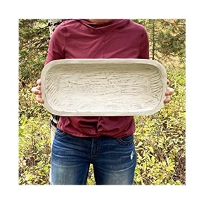 <b>Wooden</b> Dough Bowls/hand <b>Carved</b> <b>Wooden</b> Dough Bowl/for Metal Handle <b>Wooden</b> Dough Bowls for Selling <b>Sale</b> - Product Image 4