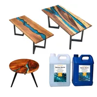 Großhandel Fast Crystal Clear Epoxy Resin Table Art Epoxidharz und Härter für Holz hersteller
