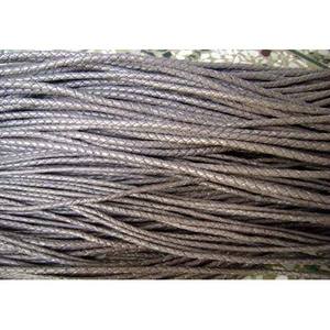 Cordon en cuir de vachette véritable 4mm à 10mm Cordons ronds en cuir tressé Bijoux en cuir naturel Bolo - Product Image 1
