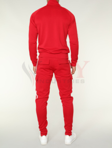 Hombre Jogging Chándal Completo logotipo personalizado Sudaderas Gimnasio Contraste Fleece Joggers Set Chándal - Product Image 2