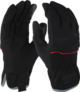 Heavy Duty Synthetic Leather Utility, <b>Driver</b>, Rigger, Safety, and Gardening <b>Gloves</b> - Product Image 6
