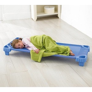 เตียงเด็กอนุบาลพลาสติกแบบเดี่ยวสำหรับสถานรับเลี้ยงเด็ก - Product Image 4